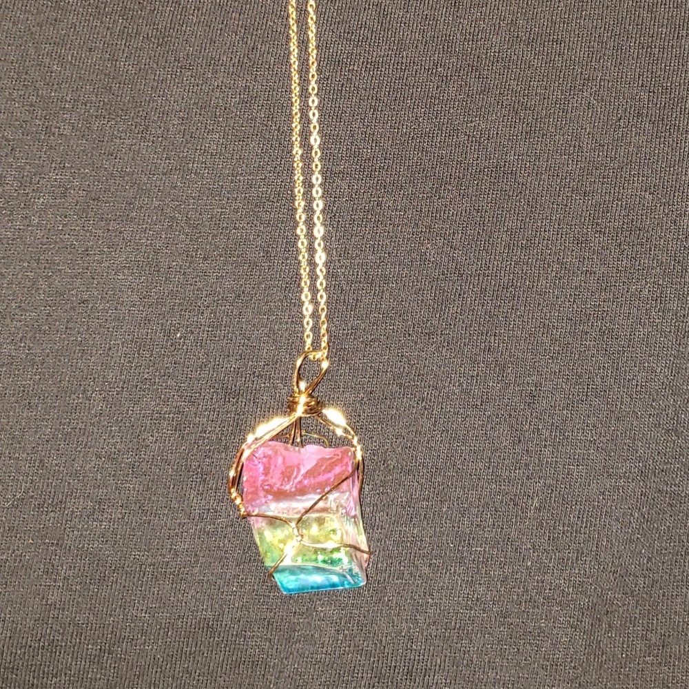 Healing stone necklace